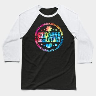 Groovy Guidance Secretary Appreciation Week Back to School Baseball T-Shirt